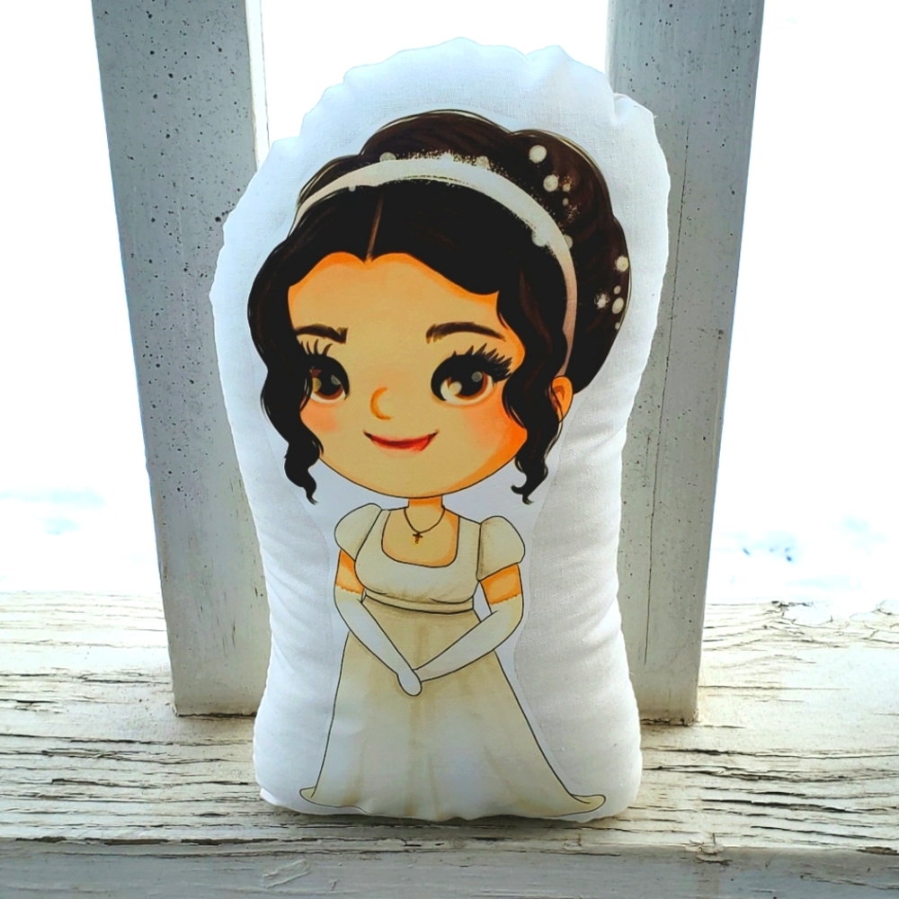 Pride and Prejudice Elizabeth Bennet Pillow Pal. New.